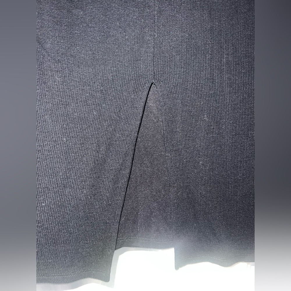 Marine Layer black Lexi ribbed midi skirt size XL - Picture 7 of 9